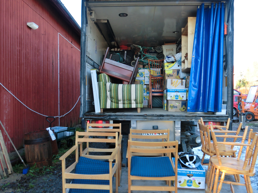 Lastbil till Lettland